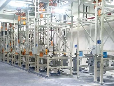 某大型医疗企业PVC气力输送配料项目案例